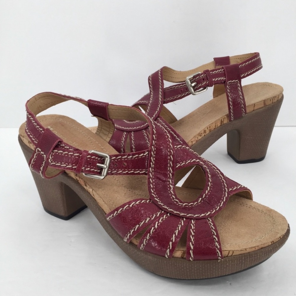 Naturalizer Danbury Leather Clog Slingback Sandal